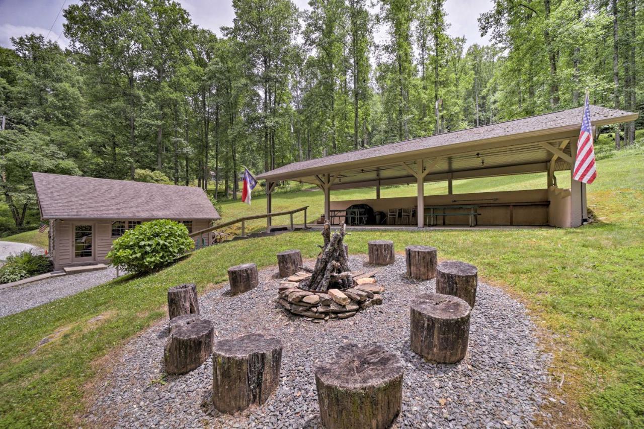 Bryson City Home With Private Fire Pit And Creek! Kültér fotó